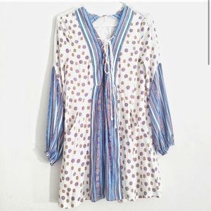 Free People Greece Printed Dress Size M